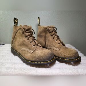 NWOT Dr. Martens Raw Leather Combat Boots